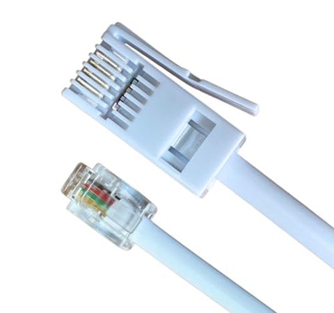 Relloh BT Plug to RJ11 Cable 1m - White