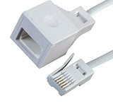 BT Telephone Extension Cable 15m - White