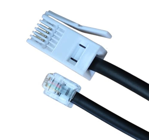 Relloh BT Plug to RJ11 Cable 1m - Black