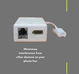 ADSL Microfilter with Cable Lead - (10cm Lead)