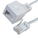 BT Telephone Extension Cable 10m - White